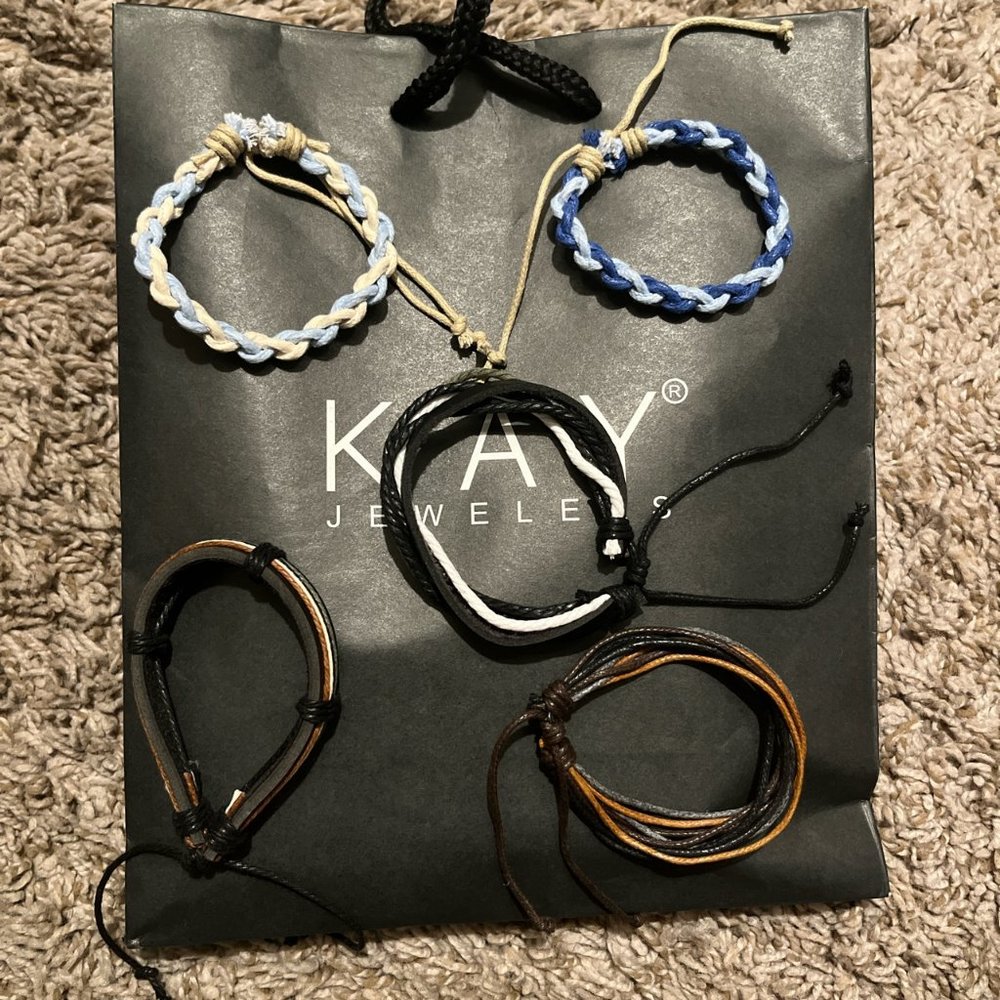Multi-Material and Multi-Color Bracelets - Picture 2 of 4